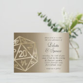 RPG Luxe | Gouden Sheen tafelblad PnP rollenspeler Kaart (Staand voorkant)