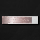 RPG Luxe | Mauve Fantasy Tafelblad Gamer Branding Deurbordje