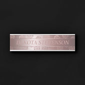 RPG Luxe | Mauve Fantasy Tafelblad Gamer Branding Deurbordje