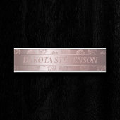 RPG Luxe | Mauve Fantasy Tafelblad Gamer Branding Deurbordje