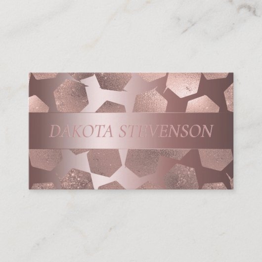 RPG Luxe | Mauve Fantasy Tafelblad Gamer Branding Visitekaartje (Voorkant)