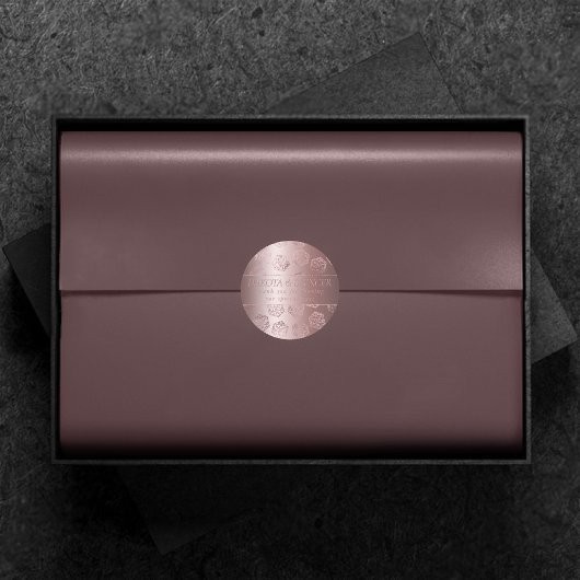 RPG Luxe | Mauve Fantasy Tafelblad Gamer Custom Ronde Sticker