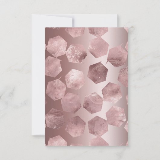 RPG Luxe | Mauve Fantasy tafelblad gamer Entree RSVP Kaartje (Achterkant)