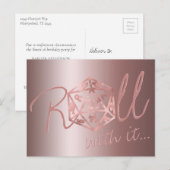 RPG Luxe | Mauve Fantasy Tafelbladgamer Herschedul Briefkaart (Voorkant / Achterkant)