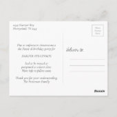 RPG Luxe | Mauve Fantasy Tafelbladgamer Herschedul Briefkaart (Achterkant)