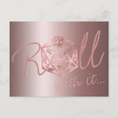 RPG Luxe | Mauve Fantasy Tafelbladgamer Herschedul Briefkaart (Voorkant)