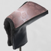 RPG Luxe | Mauve Sheen Fantasy tafelblad Gamer Dic Golfheadcover (3/4 voorkant)