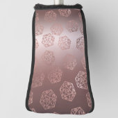 RPG Luxe | Mauve Sheen Fantasy tafelblad Gamer Dic Golfheadcover (Draai 90)