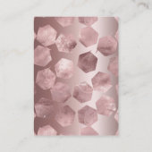 RPG Luxe | Mauve Sheen Fantasy tafelblad Gamer Dic Informatiekaartje (Achterkant)