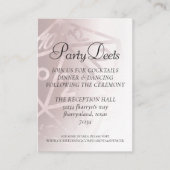 RPG Luxe | Mauve Sheen Fantasy tafelblad Gamer Dic Informatiekaartje (Voorkant)