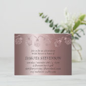 RPG Luxe | Mauve Sheen Tafelblad Gamer Dobbelsteen Kaart (Staand voorkant)