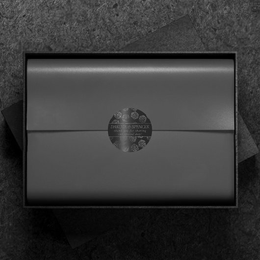 RPG Luxe | Onyx Fantasy Tabletop Gamer Dice Custom Ronde Sticker