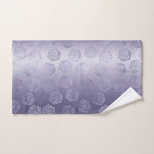 RPG Luxe | Paarse Fantasy tafelblad PnP Gamer Dice Bad Handdoek (Handdoek)