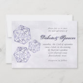 RPG Luxe | Paarse Fantasy tafelblad PnP Gamer Dice Kaart (Voorkant)