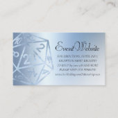 RPG Luxe | Website van Blue Fantasy Tabletop Gamer Informatiekaartje (Voorkant)