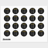 Rpg Master Vertaler D20 Tafelbladspellen Grappige  Ronde Sticker (Vel)