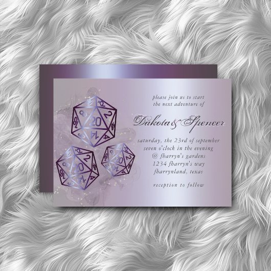 RPG Splash | Paarse Sheen Fantasy Tabletop Gamer Kaart