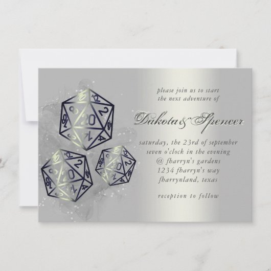 RPG Splash | Retro Sheen Fantasy tafelblad Gamer Kaart (Voorkant)