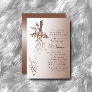 RPG Sword Luxe Copper Fantasy Tabletop PnP Gamer Kaart