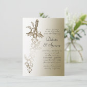 RPG Sword Luxe | Gold Sheen Fantasy tafelblad Game Kaart (Staand voorkant)