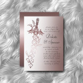 RPG Sword Luxe | Mauve Fantasy Tafelblad Gamer Kaart