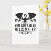 RPG Tabletop XP Dragon Master Cadeaus Kaart (Gele Bloem)