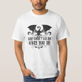 RPG Tabletop XP Dragon Master Gifts T-shirt (Voorkant)