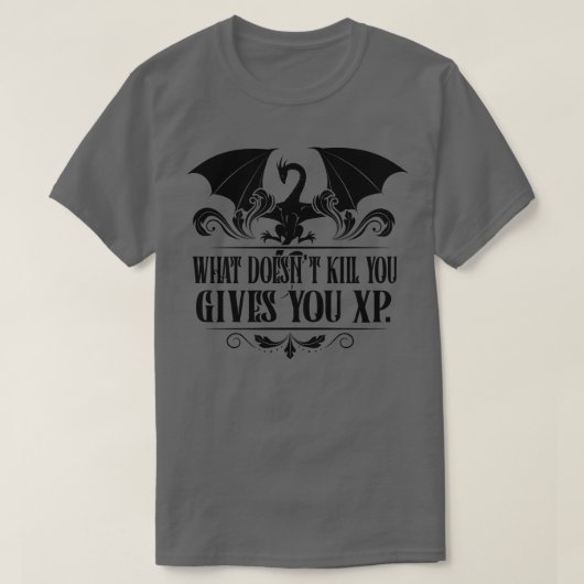 RPG Tabletop XP Dragon Master Gifts T-shirt (Design voorkant)