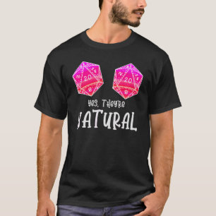RPG tafeltop gamer Ja ze zijn natuurlijk 20 D20 di T-shirt