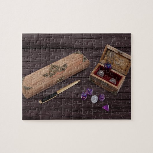 RPG voor tafelblad | Old School PnP Rollenspeler D Legpuzzel (Horizontaal)