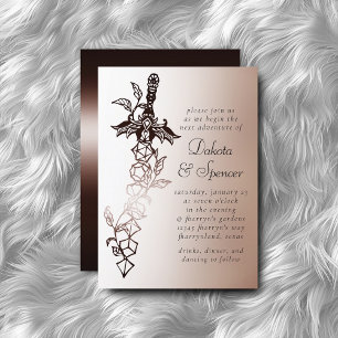 RPG-zwaard   Copper Fantasy Tafelblad Gamer Dice Kaart