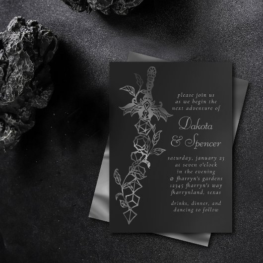 RPG-zwaard | Fantasy Tabletop Retro PnP Gamer Dice Kaart