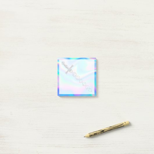 RPG-zwaard | Holo Fantasy tafelblad PnP Gamer Dice Post-it® Notes (Op bureau)