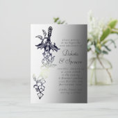 RPG Zwaard | Klassieke Fantasy Tafelbladspeler Dob Kaart (Staand voorkant)