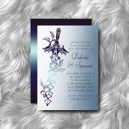 RPG-zwaard | Navy Sheen Fantasy Tafelblad Gamer Di Kaart