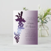 RPG-zwaard | Paarse Sheen Fantasy Tabletop Gamer Kaart (Staand voorkant)