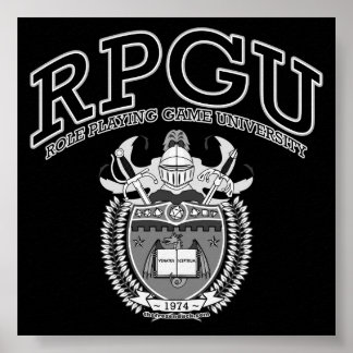 RPGU - B&W POSTER