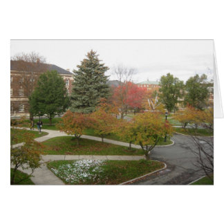 RPI-campus als Oktobersneeuw smelt