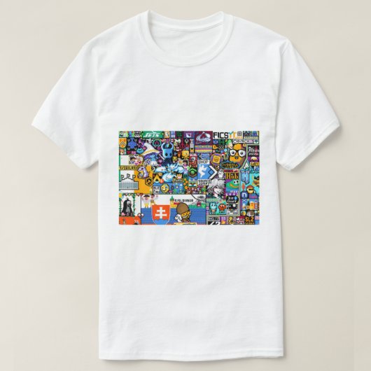 RPlace - Reddit Place - het Unending Void (plaats) T-shirt (Design voorkant)