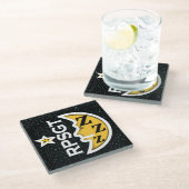 RPSGT POLYSOMNOGRAPHY-ONDERZETTER via SlipperyWind Glazen Onderzetter (Schuin)