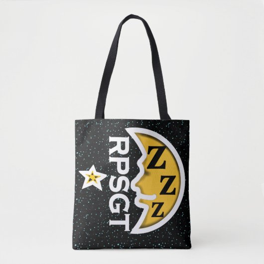 RPSGT POLYSOMNOGRPAHY SLEEP via Slipperywindow Tote Bag (Voorkant)