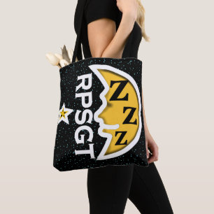 RPSGT POLYSOMNOGRPAHY SLEEP via Slipperywindow Tote Bag