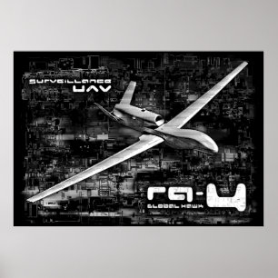 RQ-4 Global Hawk Poster