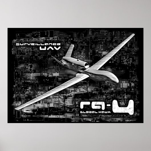 RQ-4 Global Hawk Poster (Voorkant)