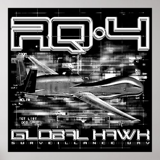 RQ-4 Global Hawk Poster (Voorkant)