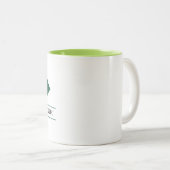 RQ Two Tone Mok in Light Green (Voorkant rechts)