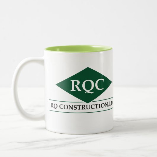 RQ Two Tone Mok in Light Green (Links)