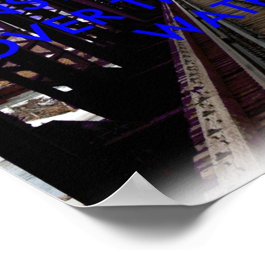 RR-brug, DE VERSCHILLENDE IN JE ZELF IS EEN CONSTA Poster (Hoek)