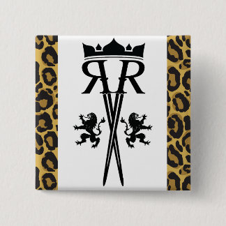 RR-Logo-Button Vierkante Button 5,1 Cm