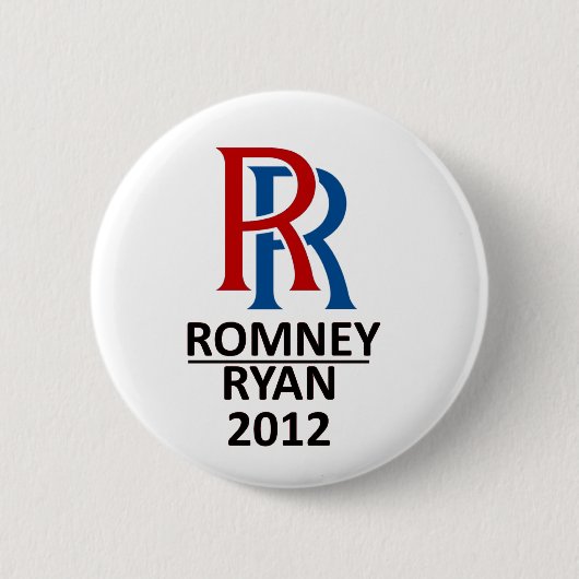 RR Romney Ryan '12 Ronde Button 5,7 Cm (Voorkant)
